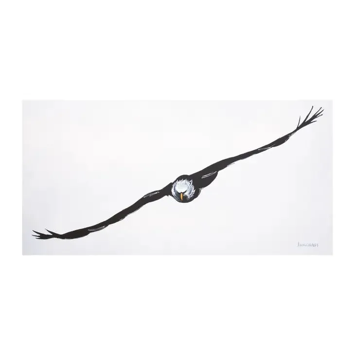 Eagle Soar Art Greeting Card