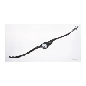 Eagle Soar Art Greeting Card
