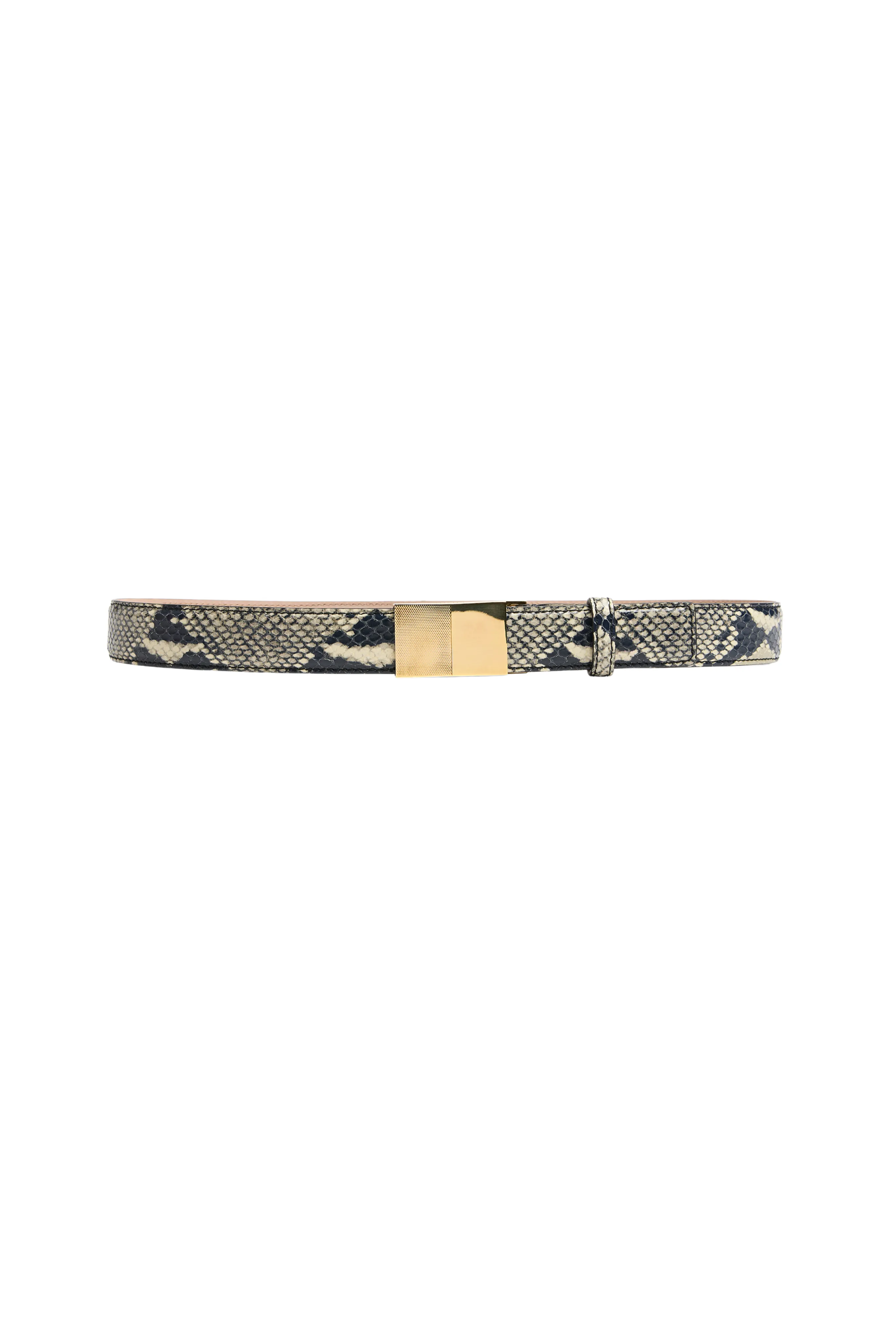 Elio Python Leather Belt