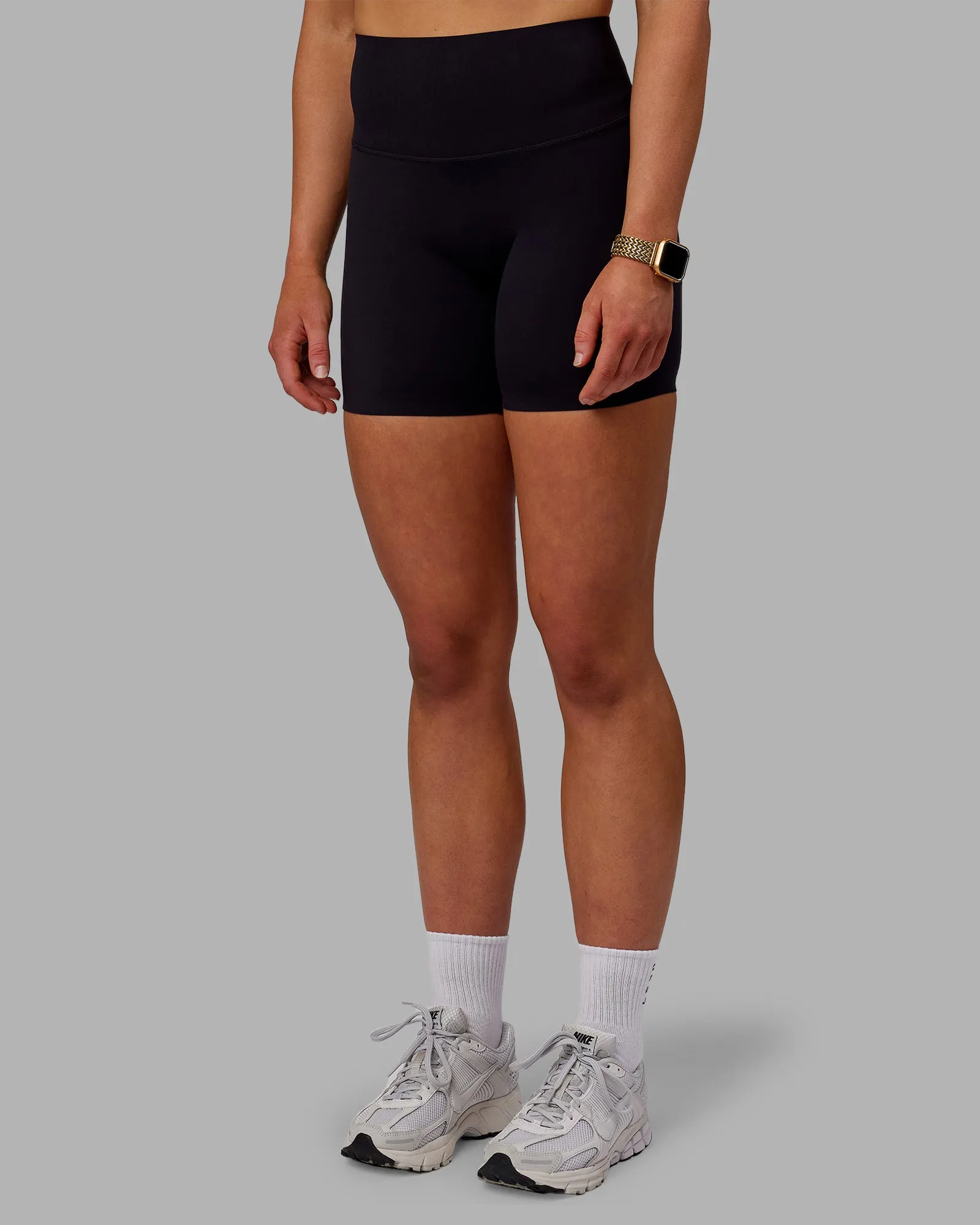 Elixir Bonded Waistband Mid Short Tights - Black