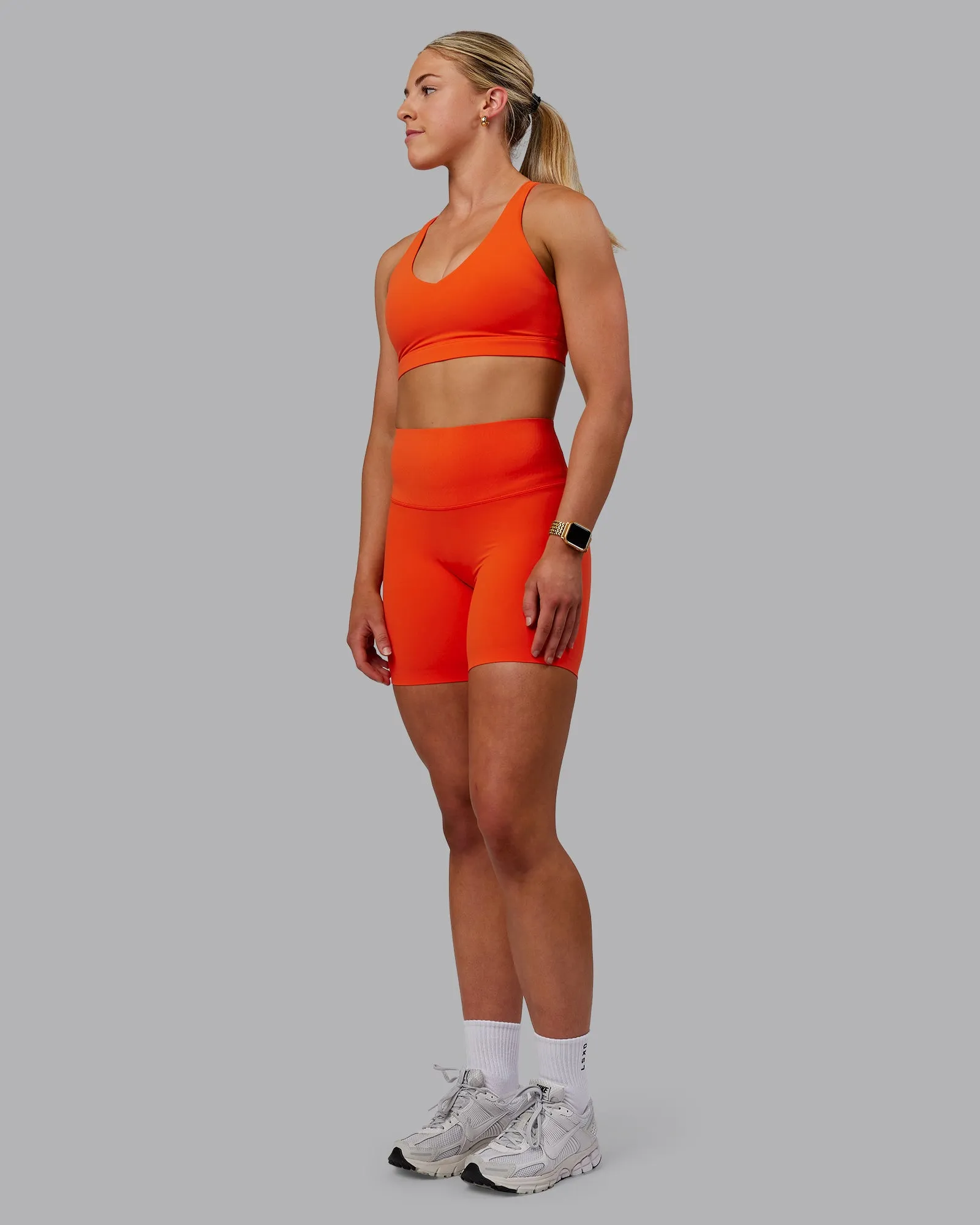 Elixir Bonded Waistband Mid Short Tights - Grenadine
