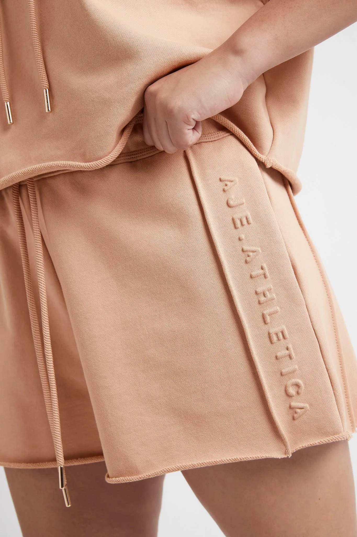 Embossed Signature Logo Sweat Shorts 603