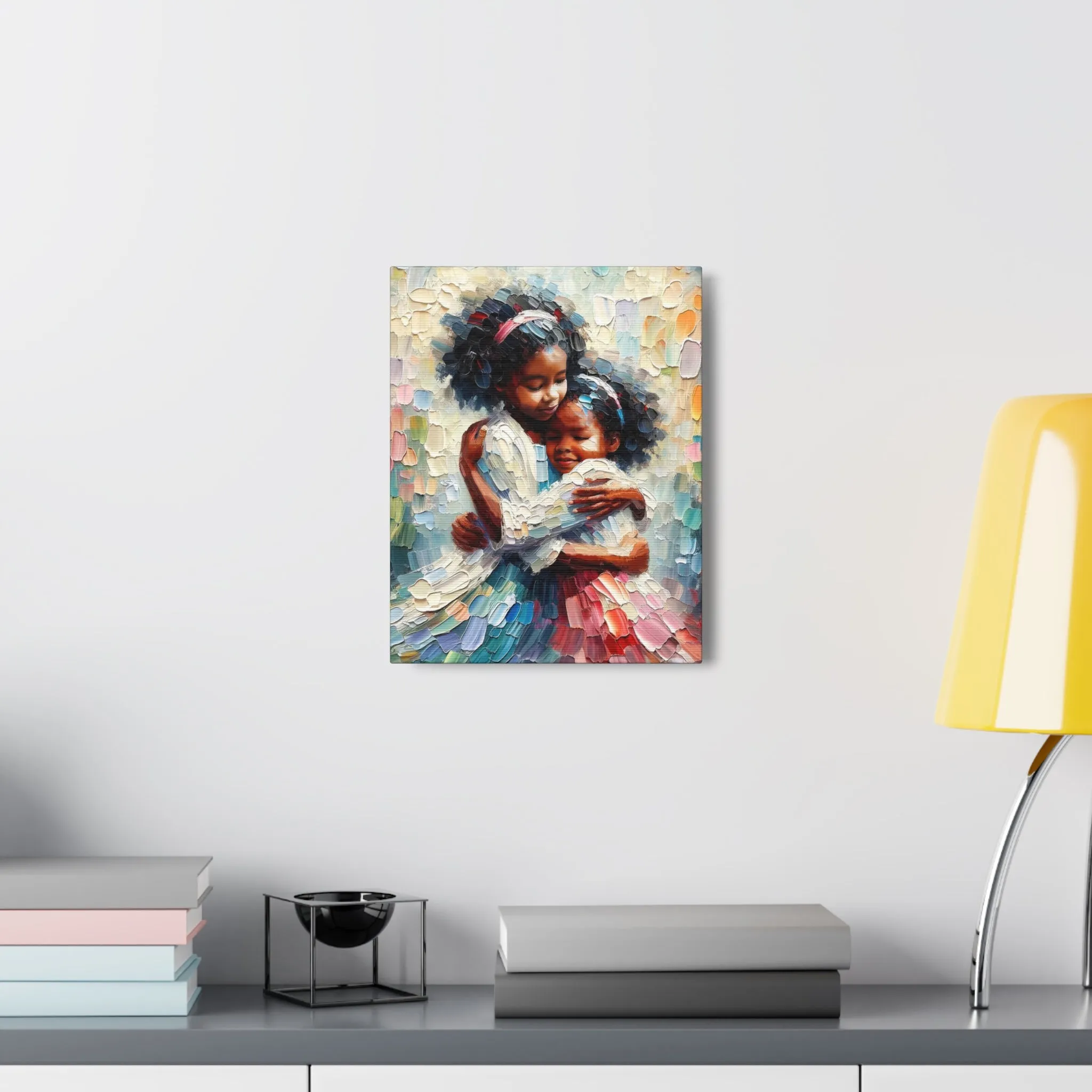 Embrace of Sisterhood | Canvas