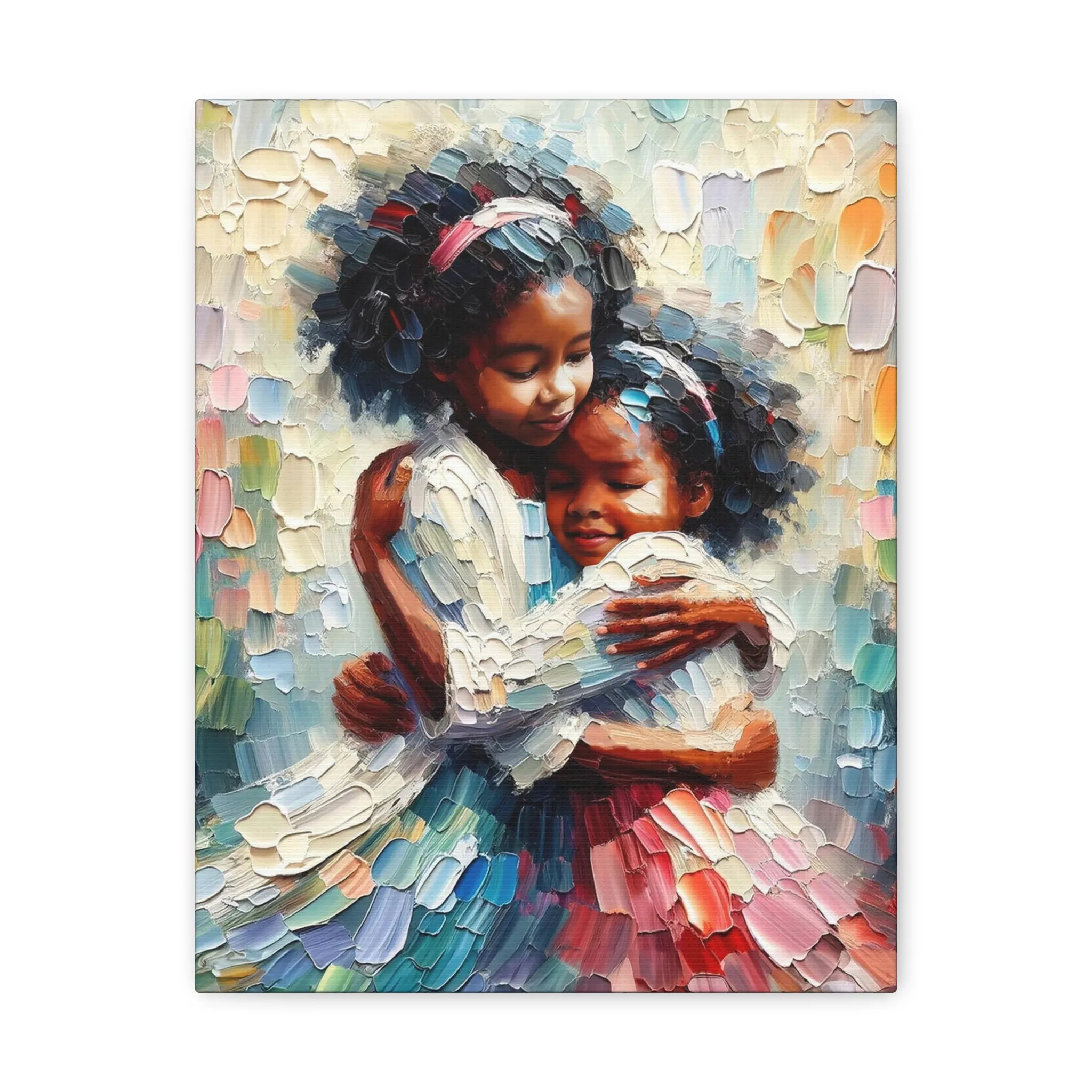 Embrace of Sisterhood | Canvas