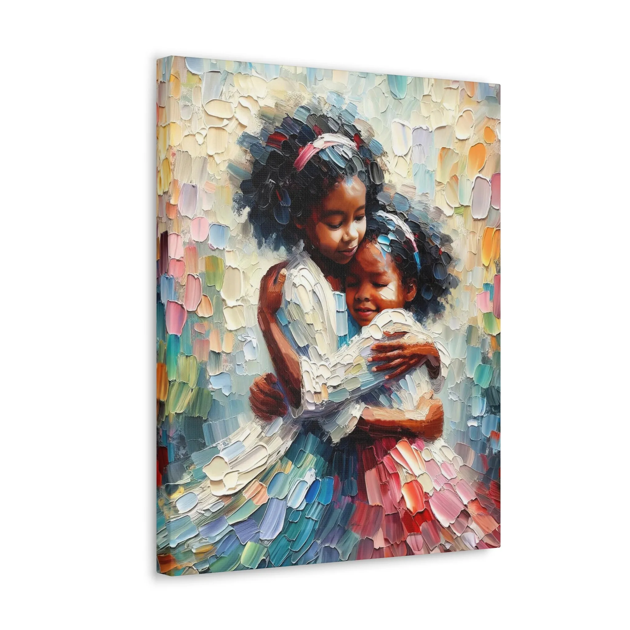 Embrace of Sisterhood | Canvas
