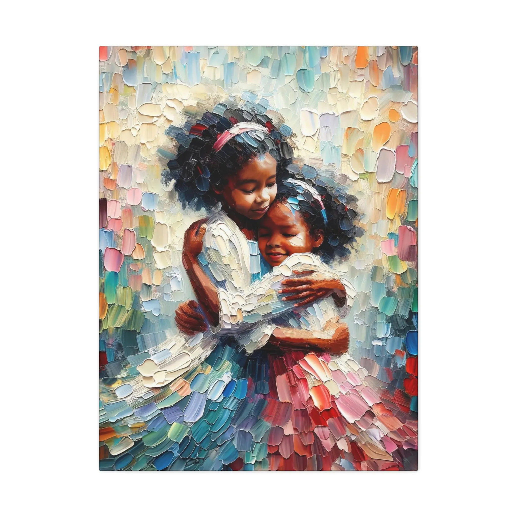 Embrace of Sisterhood | Canvas