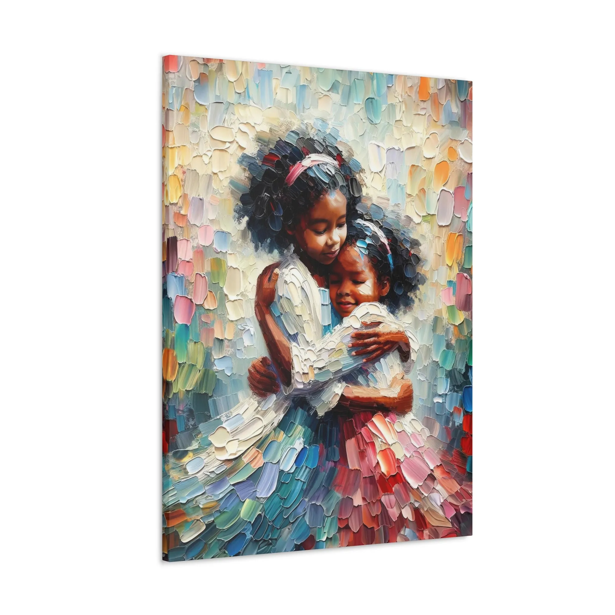 Embrace of Sisterhood | Canvas