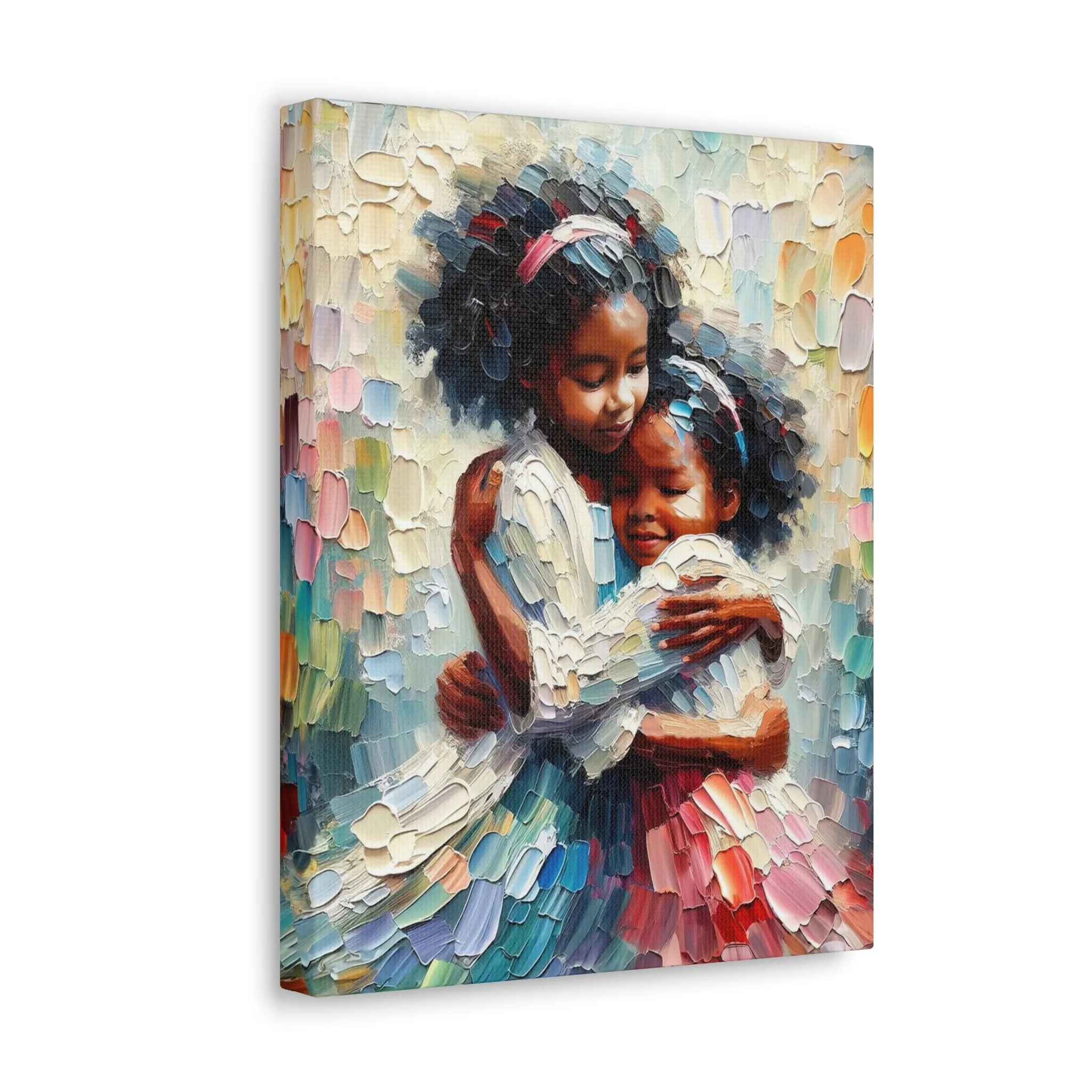 Embrace of Sisterhood | Canvas