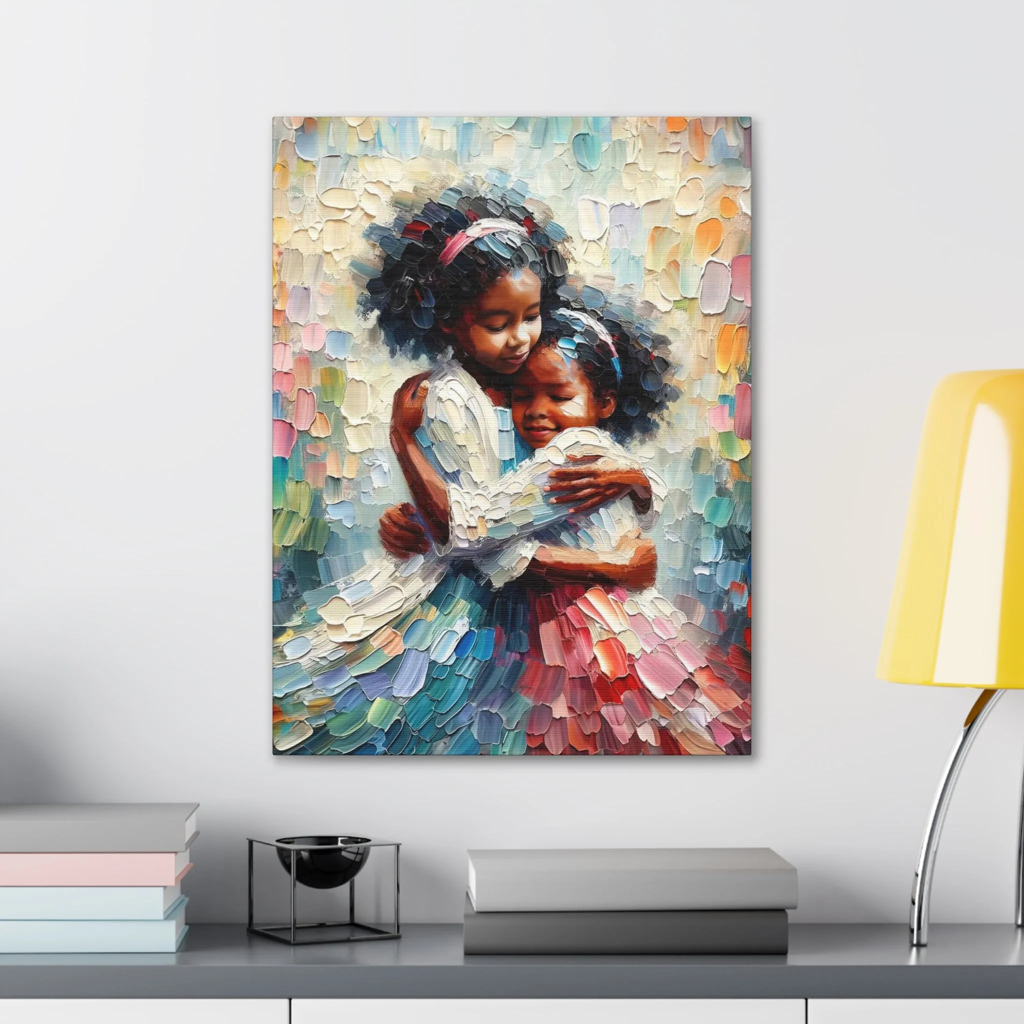 Embrace of Sisterhood | Canvas