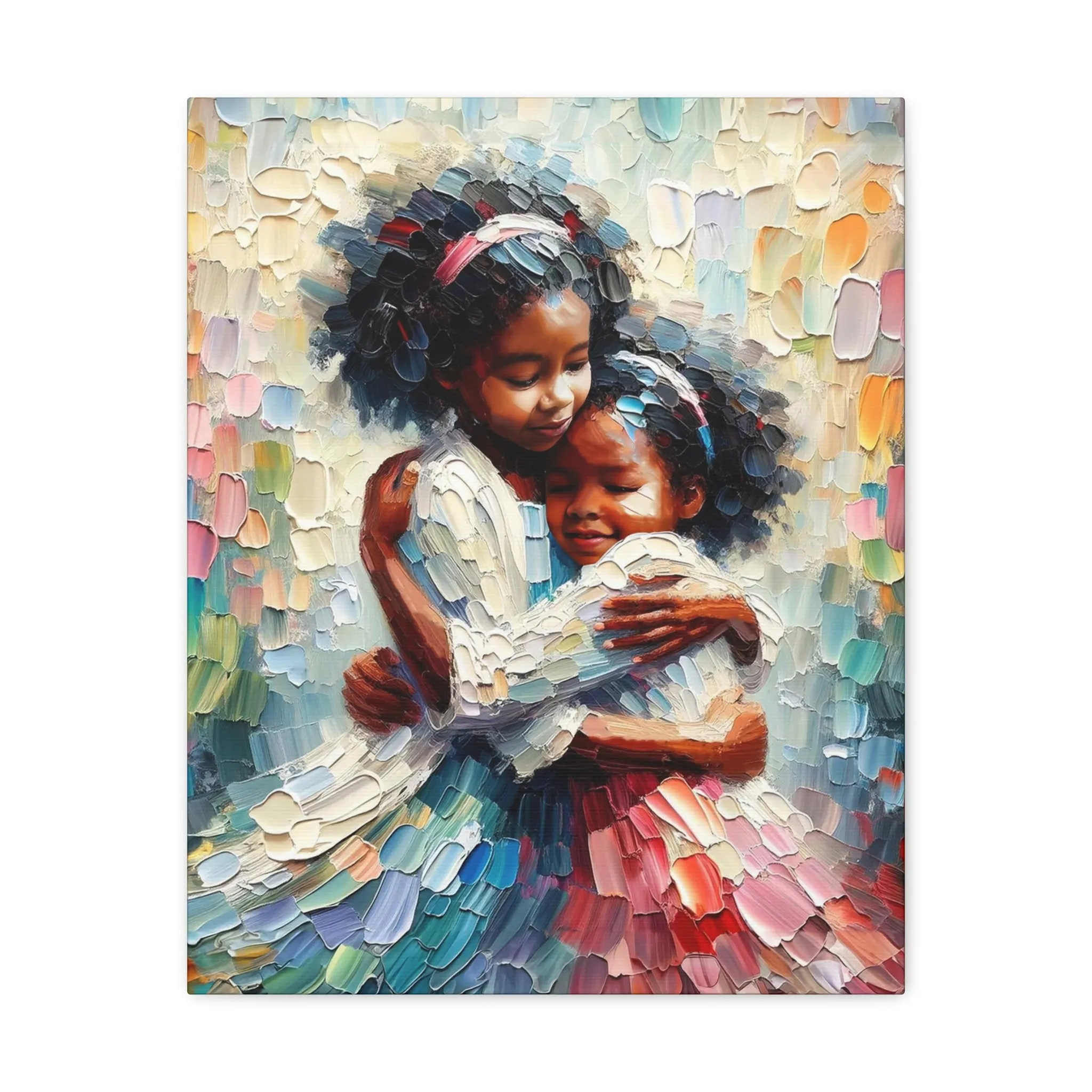 Embrace of Sisterhood | Canvas