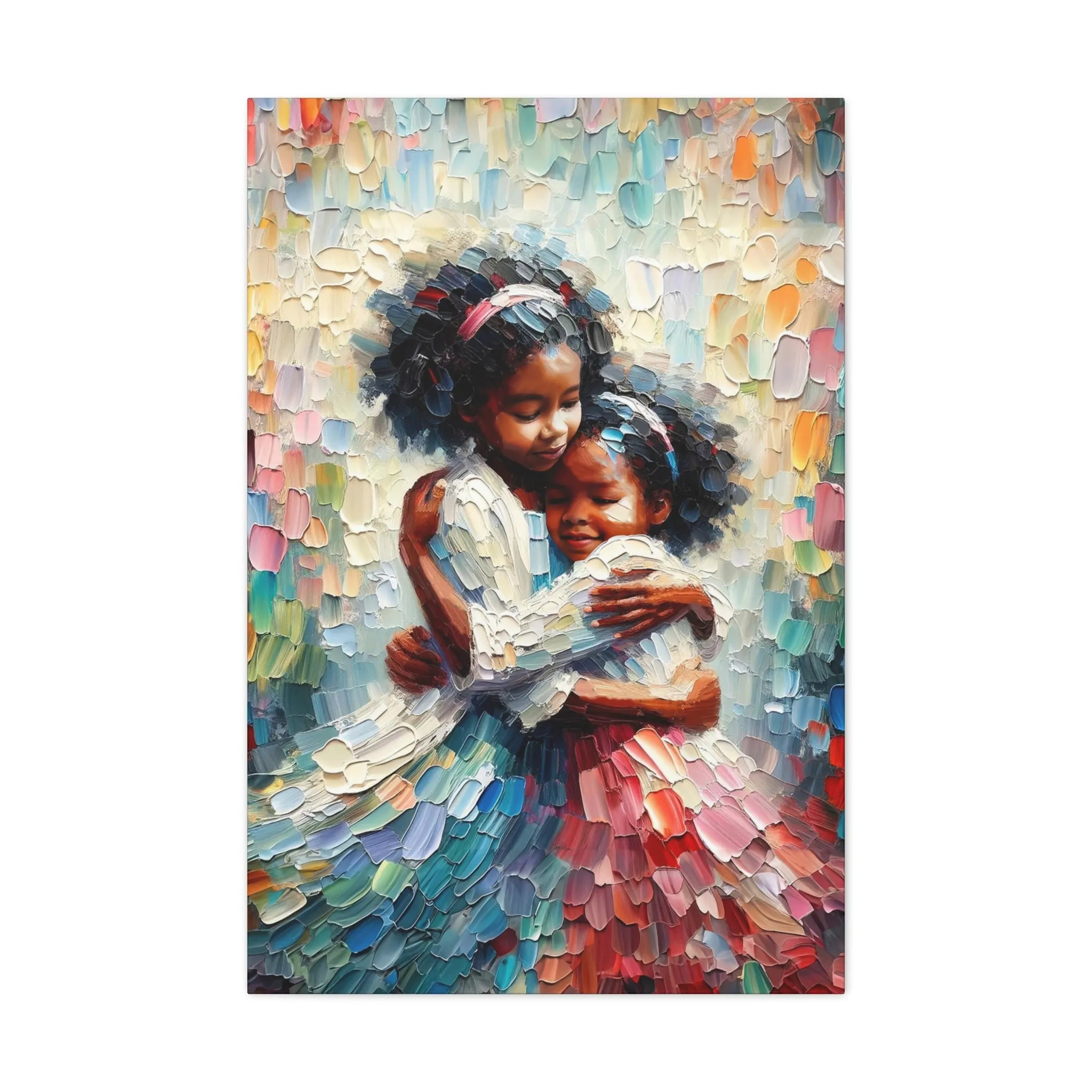 Embrace of Sisterhood | Canvas