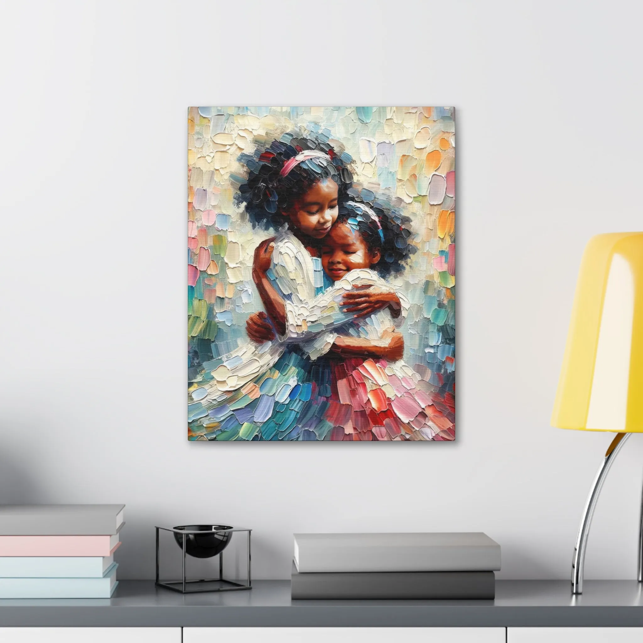 Embrace of Sisterhood | Canvas