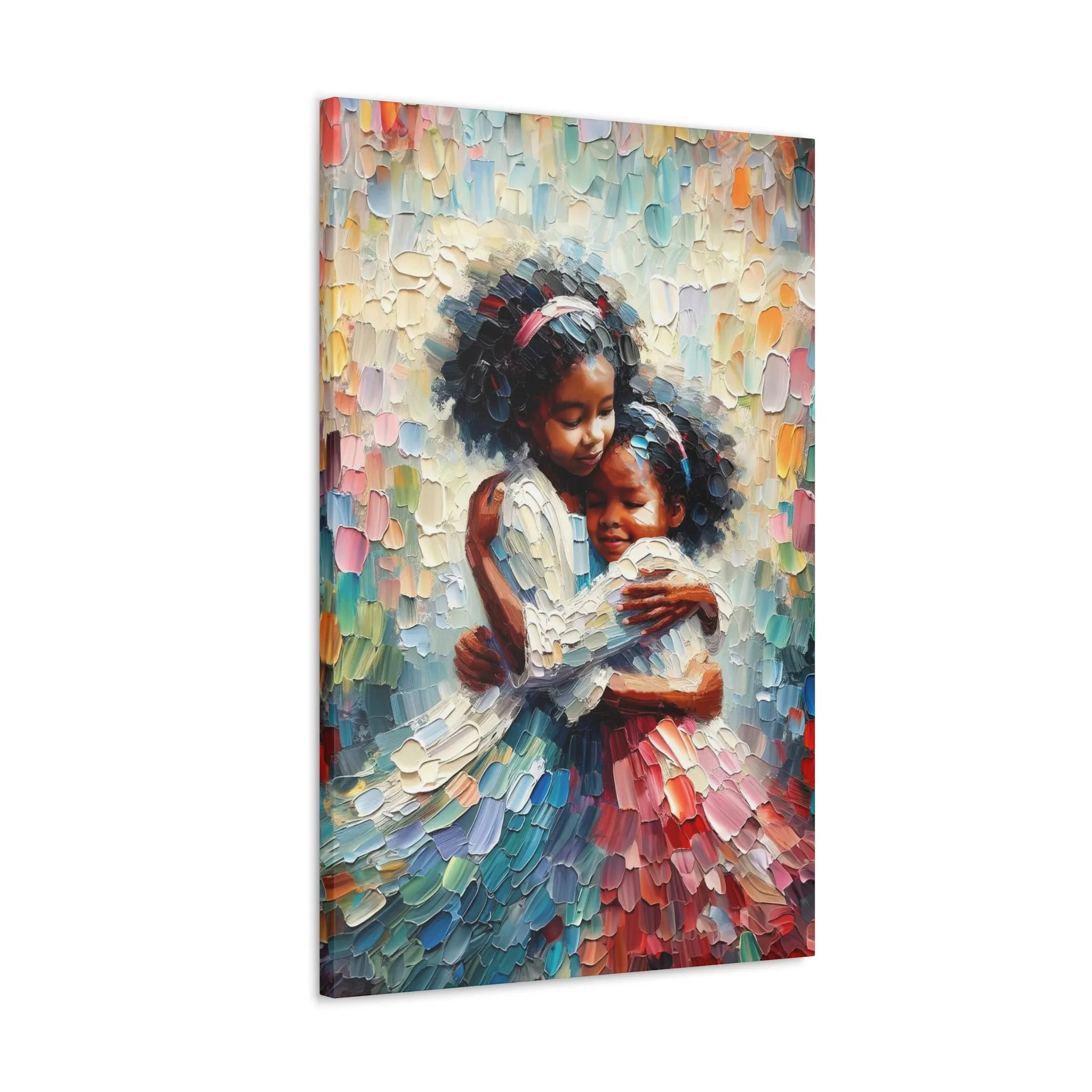 Embrace of Sisterhood | Canvas