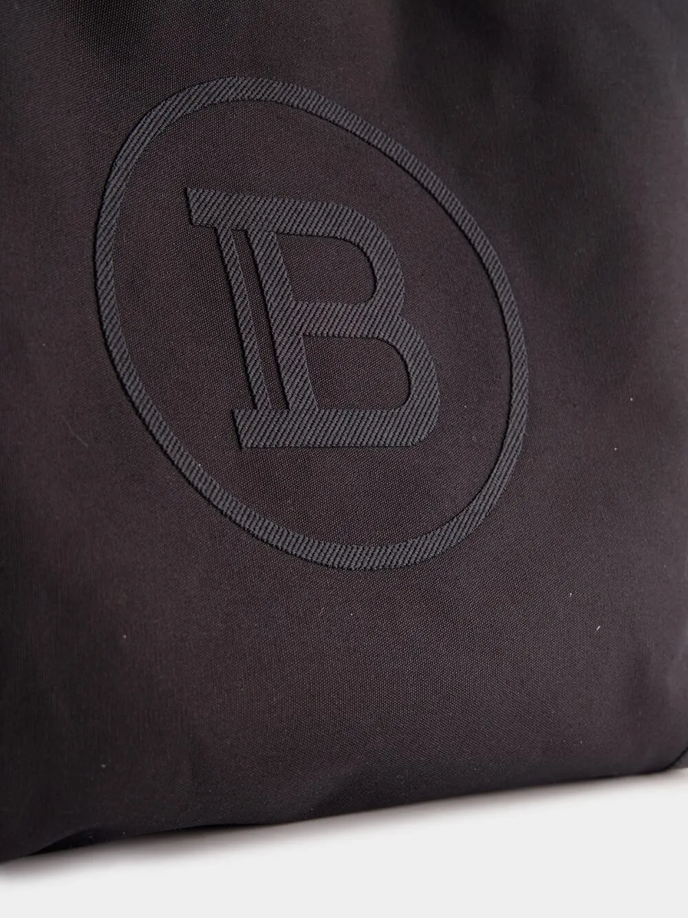Embroidered Logo Canvas and leather Grocery Bag