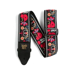 Ernie Ball Redbird Rising Jacquard Guitar Strap