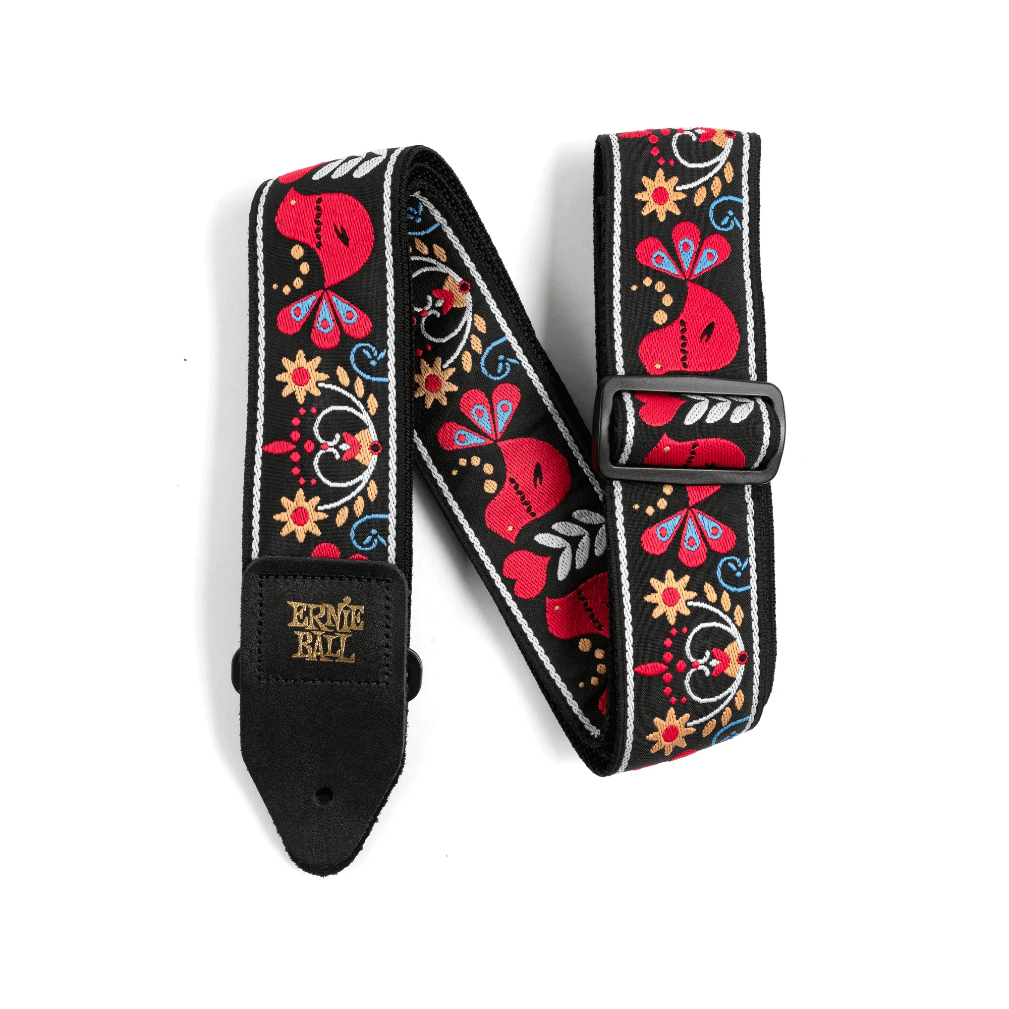 Ernie Ball Redbird Rising Jacquard Guitar Strap