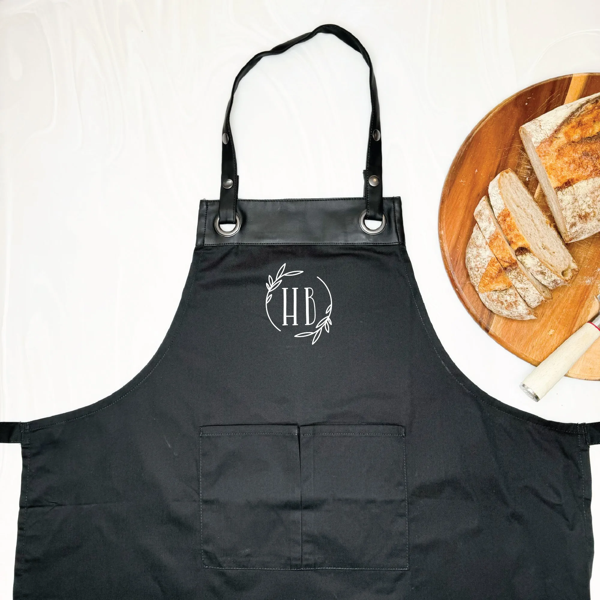 Eucalyptus Monogram Personalised Apron