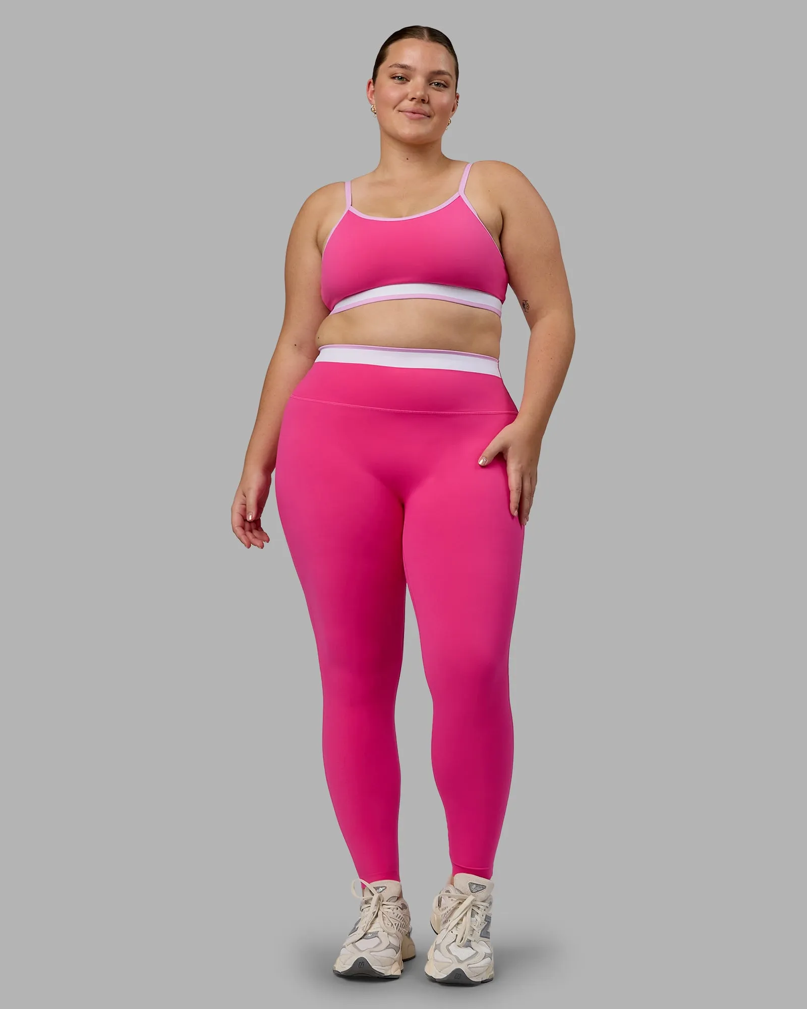 Excel Full Length Tights - Ultra Pink