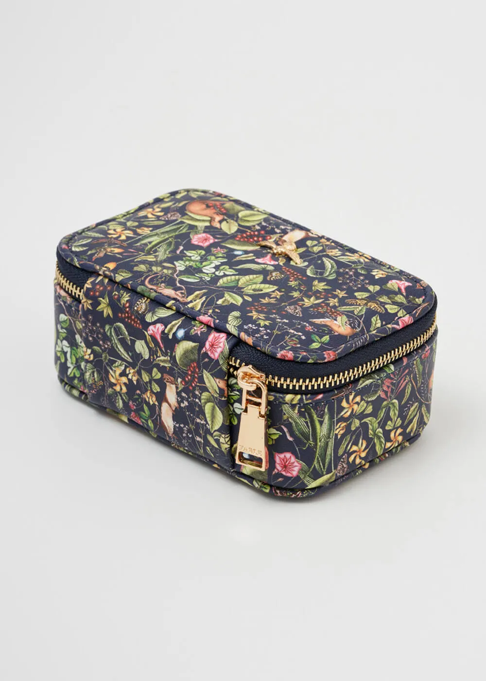 Fable England Wolf Garden Jewelry Box Navy