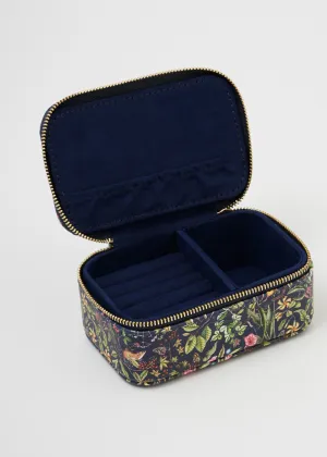 Fable England Wolf Garden Jewelry Box Navy