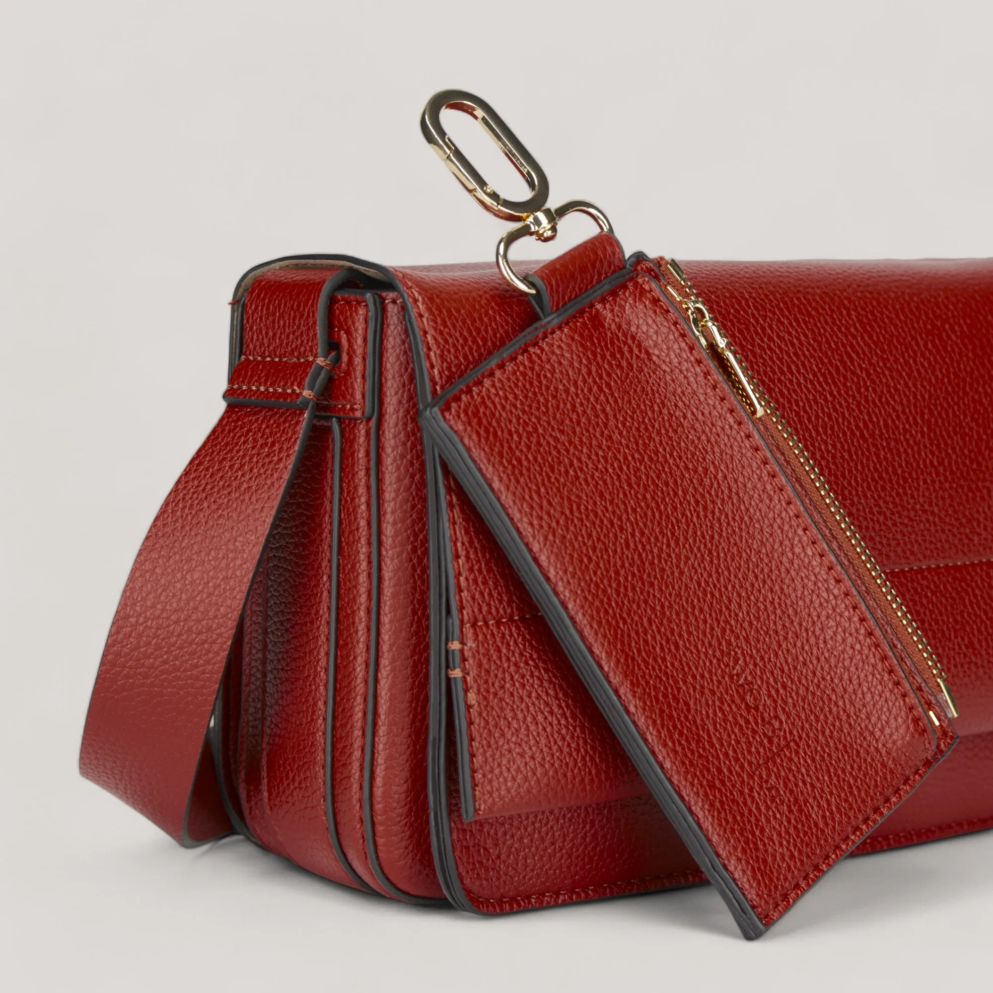 Farah.24 | Flap Crossbody Bag | Terracotta