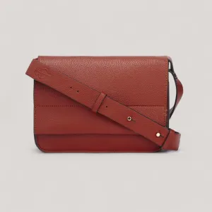 Farah.24 | Flap Crossbody Bag | Terracotta