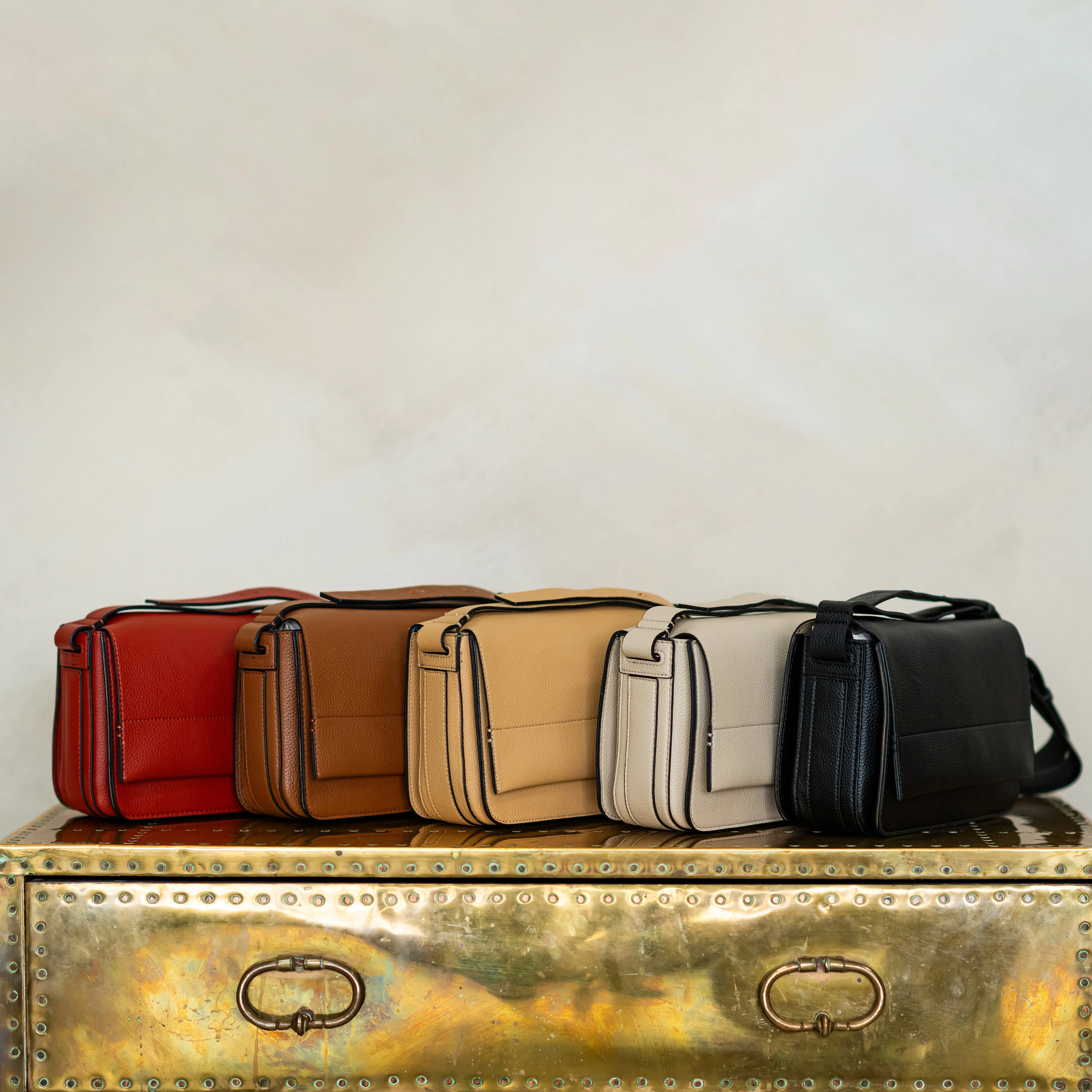 Farah.24 | Flap Crossbody Bag | Terracotta