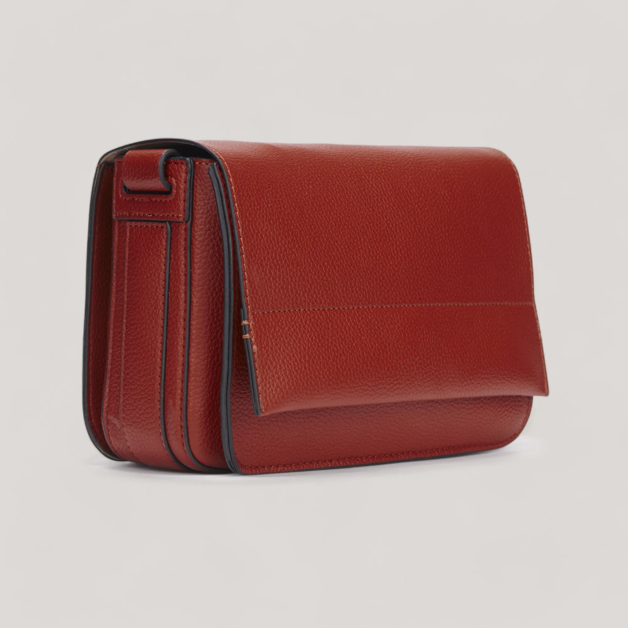 Farah.24 | Flap Crossbody Bag | Terracotta