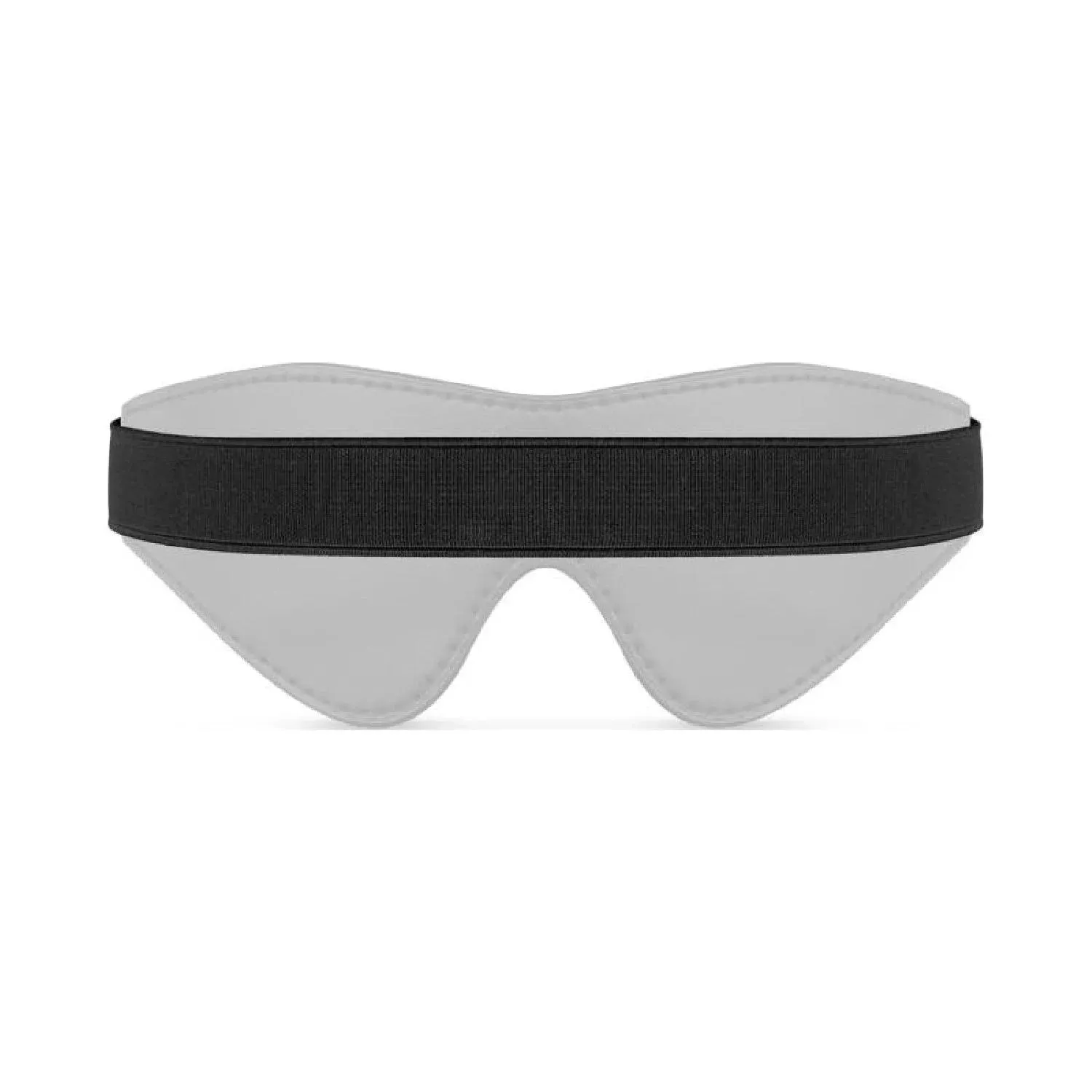 Faux Leather Blindfold Black