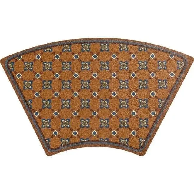Faux Leather Chrysanthème Placemats - Set of 2