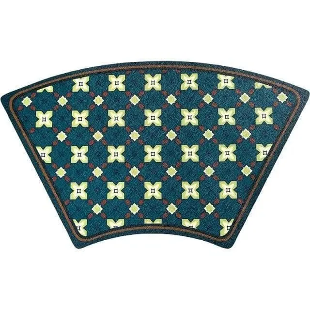 Faux Leather Chrysanthème Placemats - Set of 2