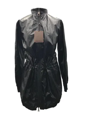 Faux Leather Parka