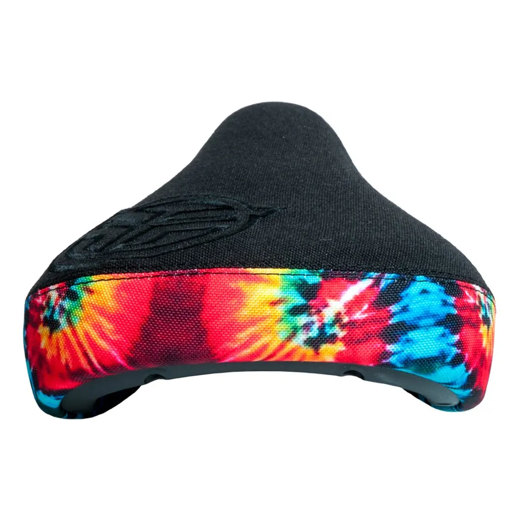 Federal Mid Stealth Logo Seat - Black With Tie Dye Back Panel And Thicker Black Embroidery