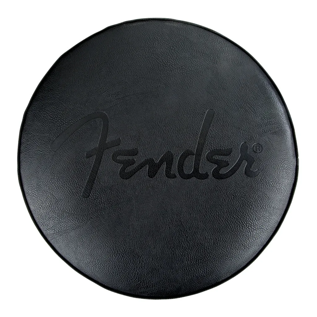 Fender Embossed Black Logo Barstool in Black - 24 Inch