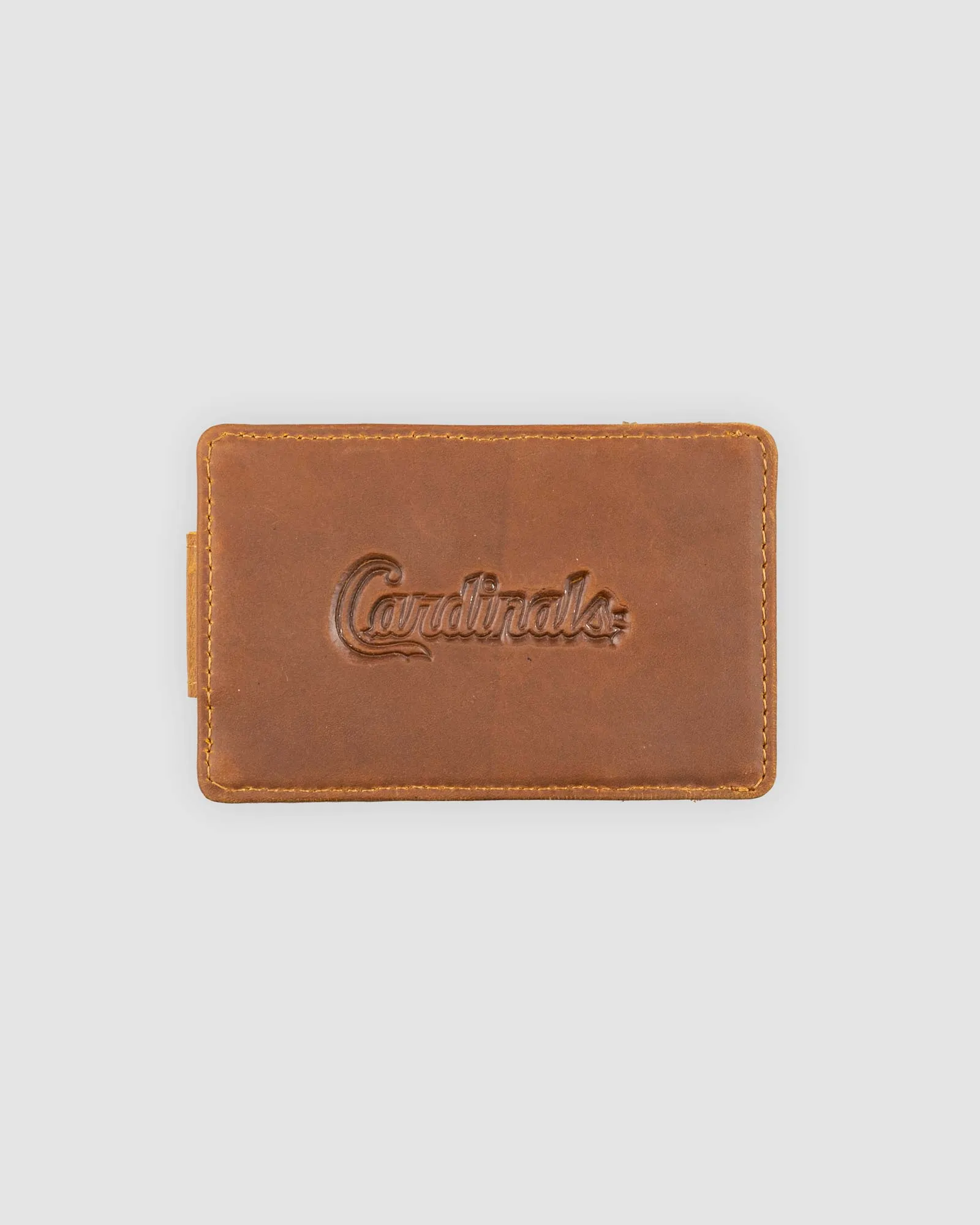 Flag Man Glove Leather Money Clip Wallet - St. Louis Cardinals