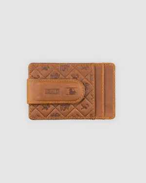 Flag Man Glove Leather Money Clip Wallet - St. Louis Cardinals