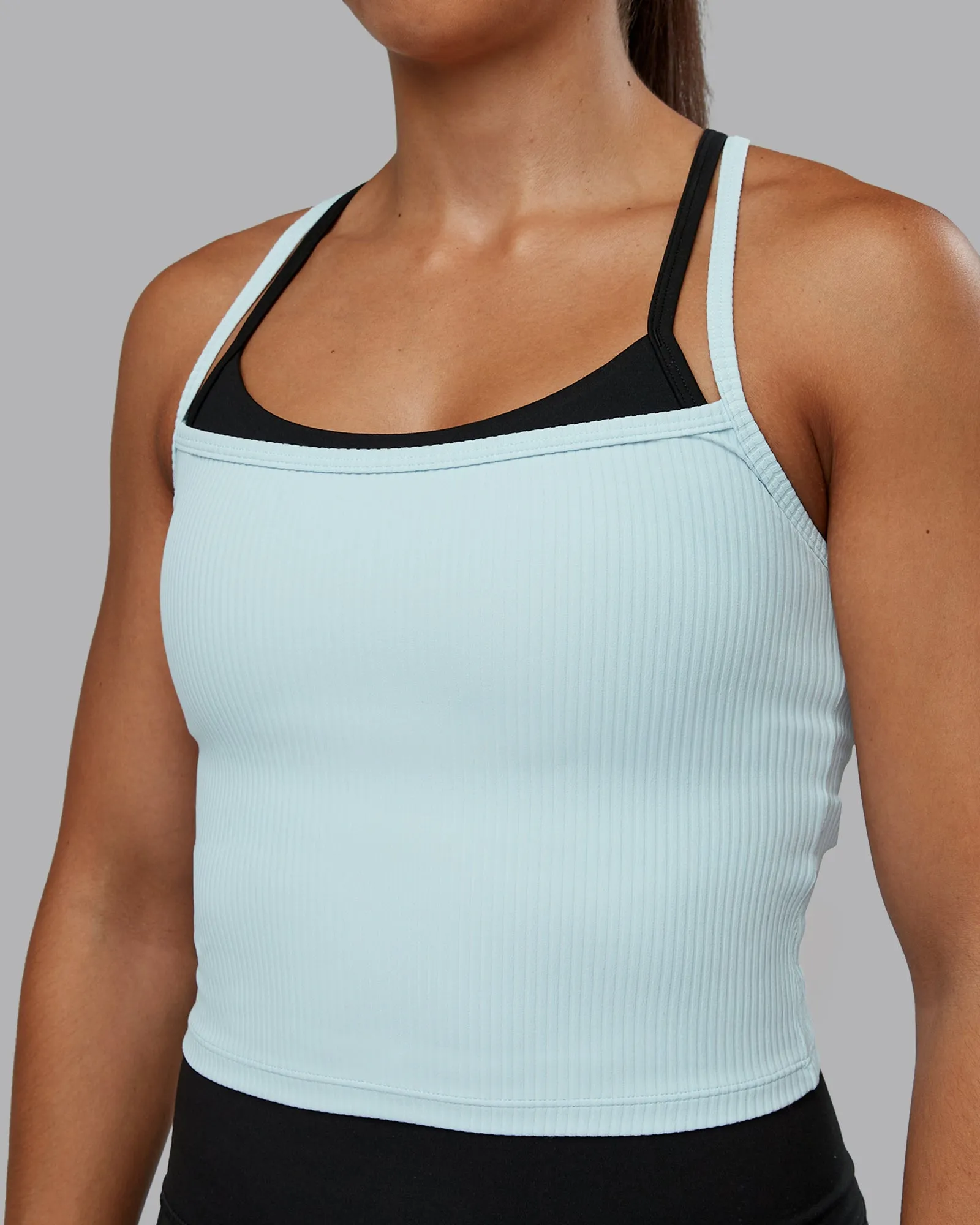 Flame Ribbed Tank - Skyride