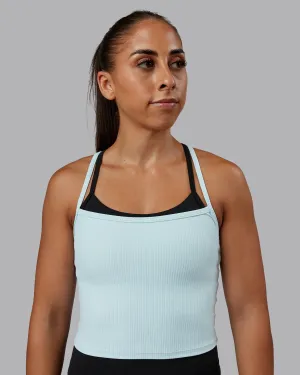Flame Ribbed Tank - Skyride