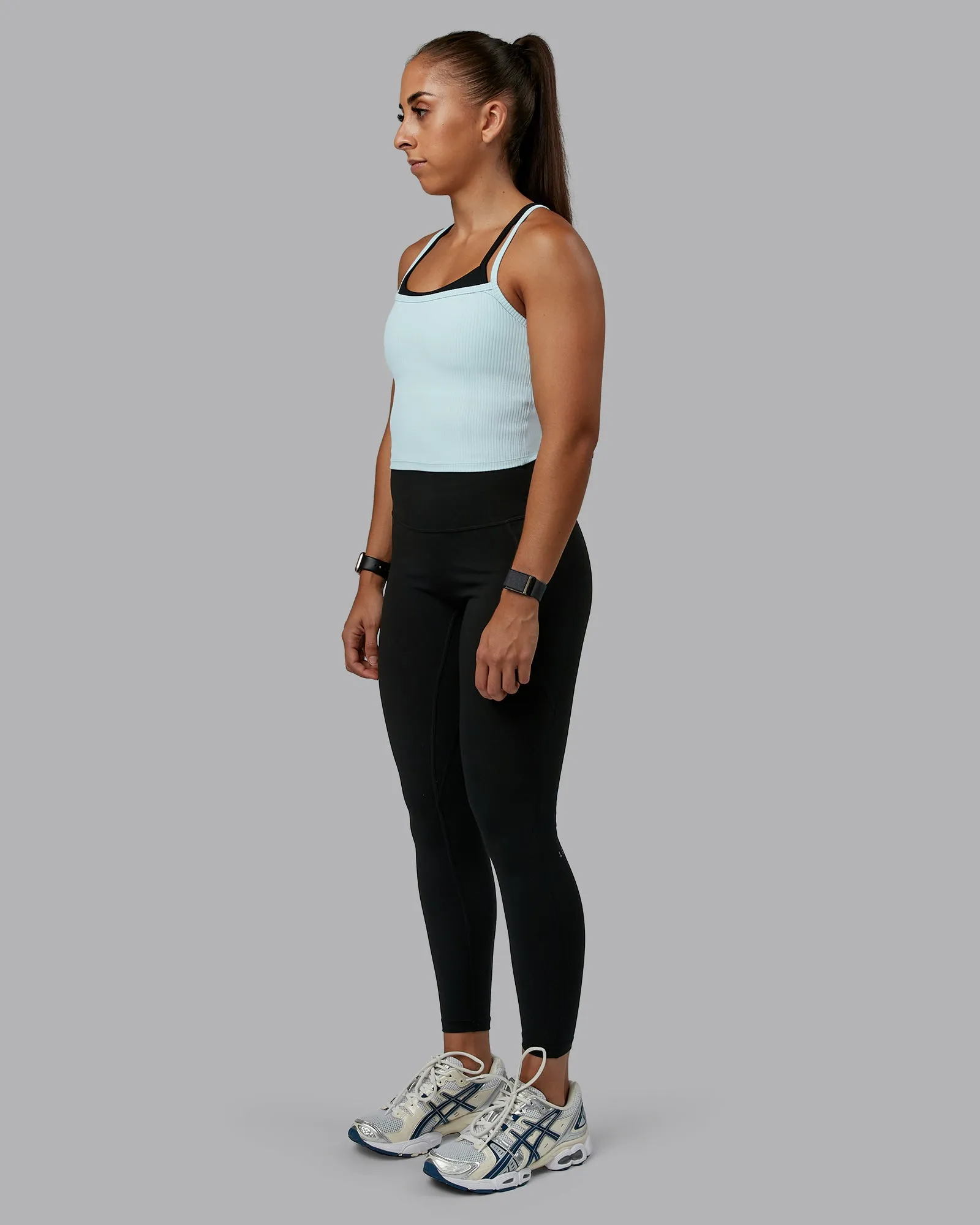 Flame Ribbed Tank - Skyride