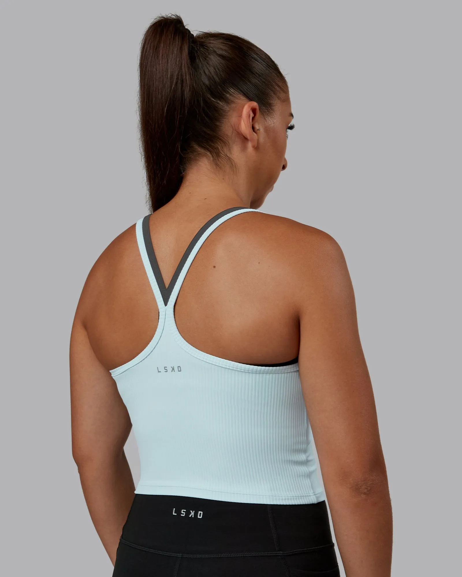 Flame Ribbed Tank - Skyride