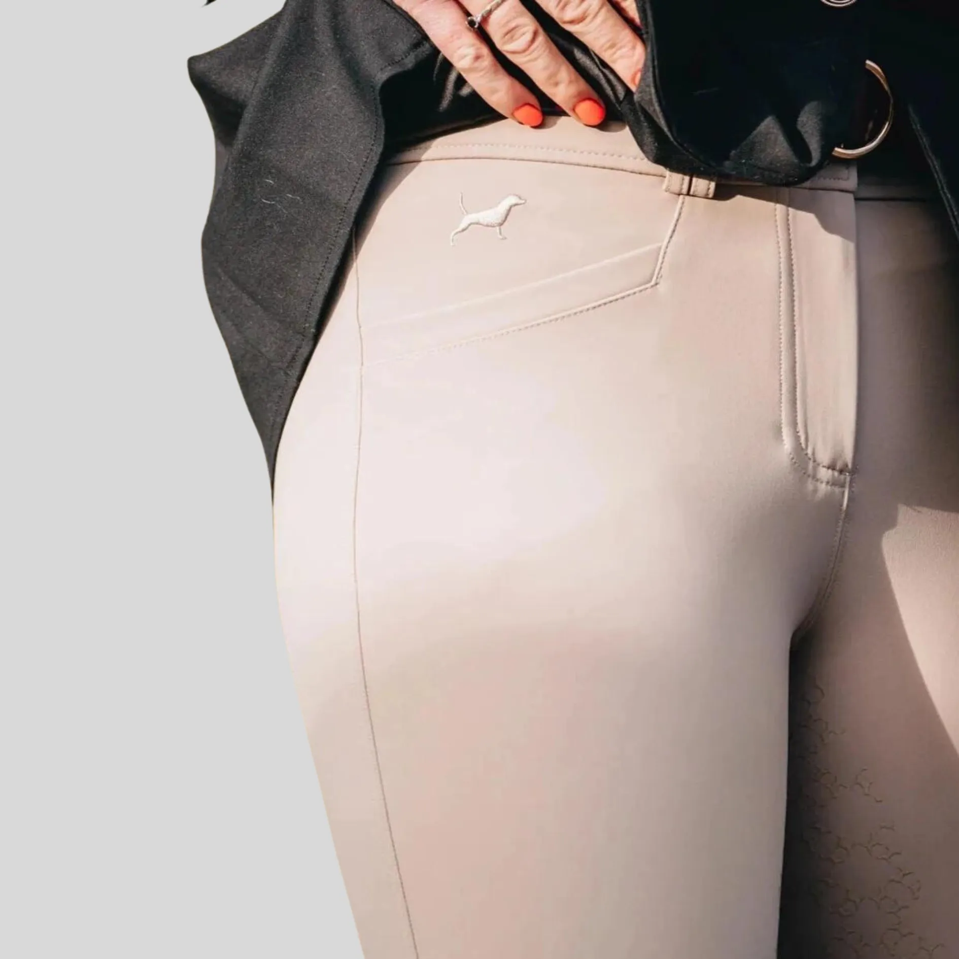 Fleece Lined Hunt Breeches - Beige