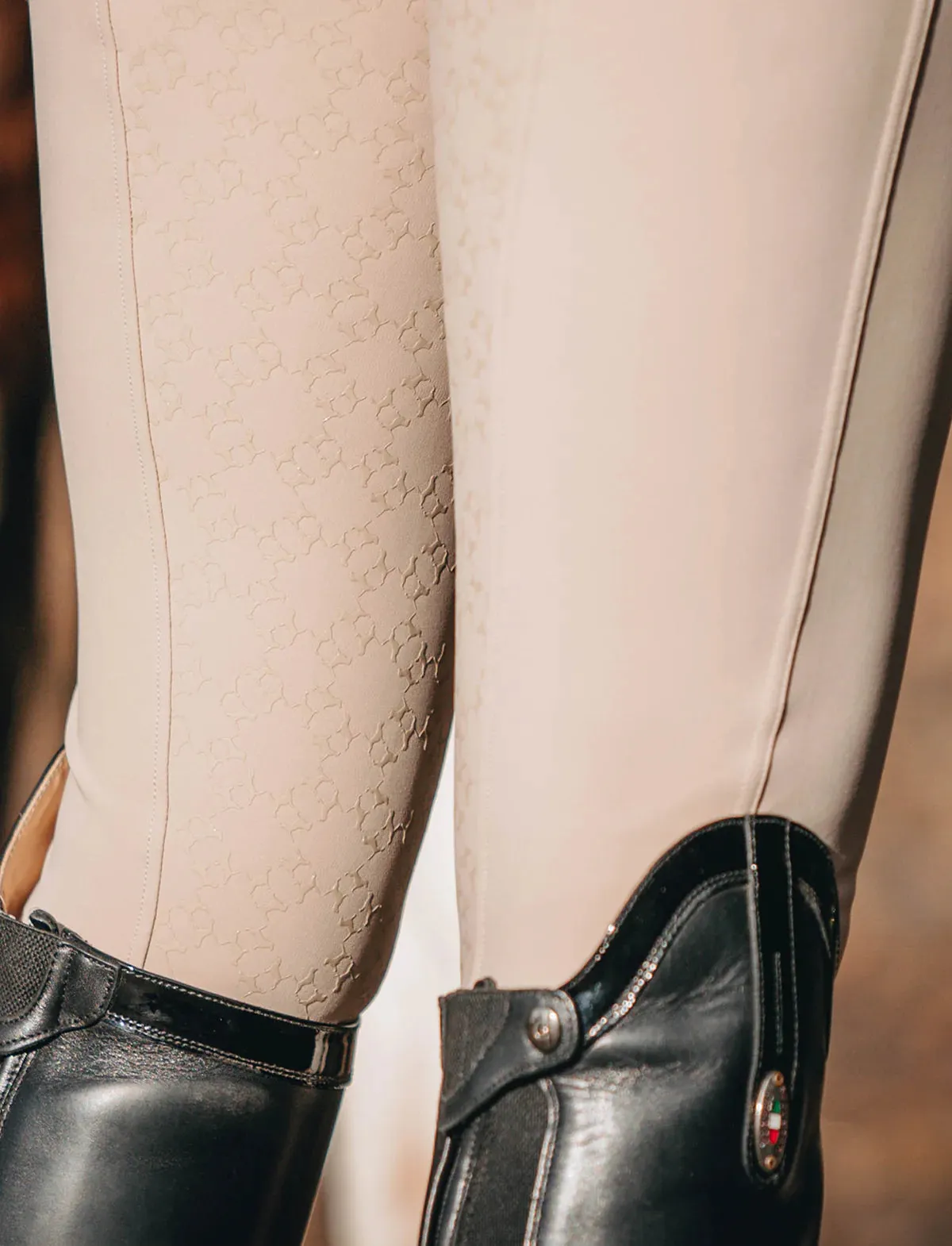 Fleece Lined Hunt Breeches - Beige