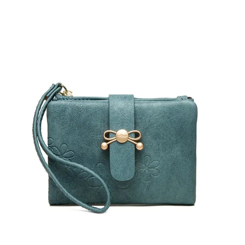 Floral Obscured Wrist Wallet