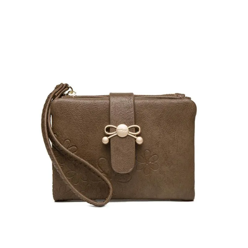 Floral Obscured Wrist Wallet