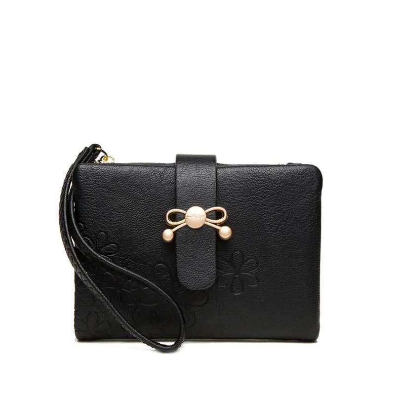Floral Obscured Wrist Wallet