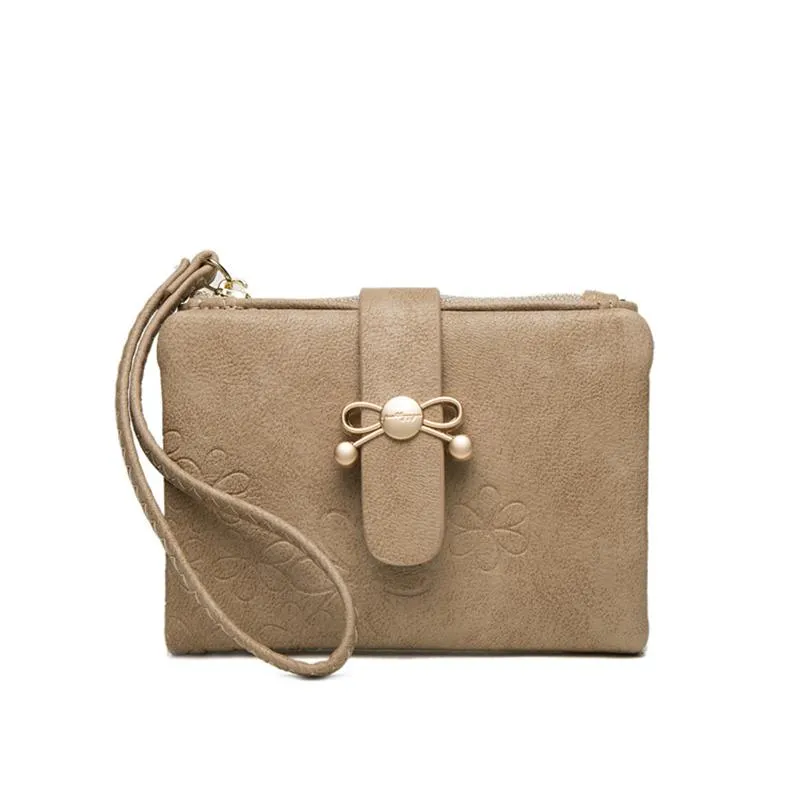 Floral Obscured Wrist Wallet