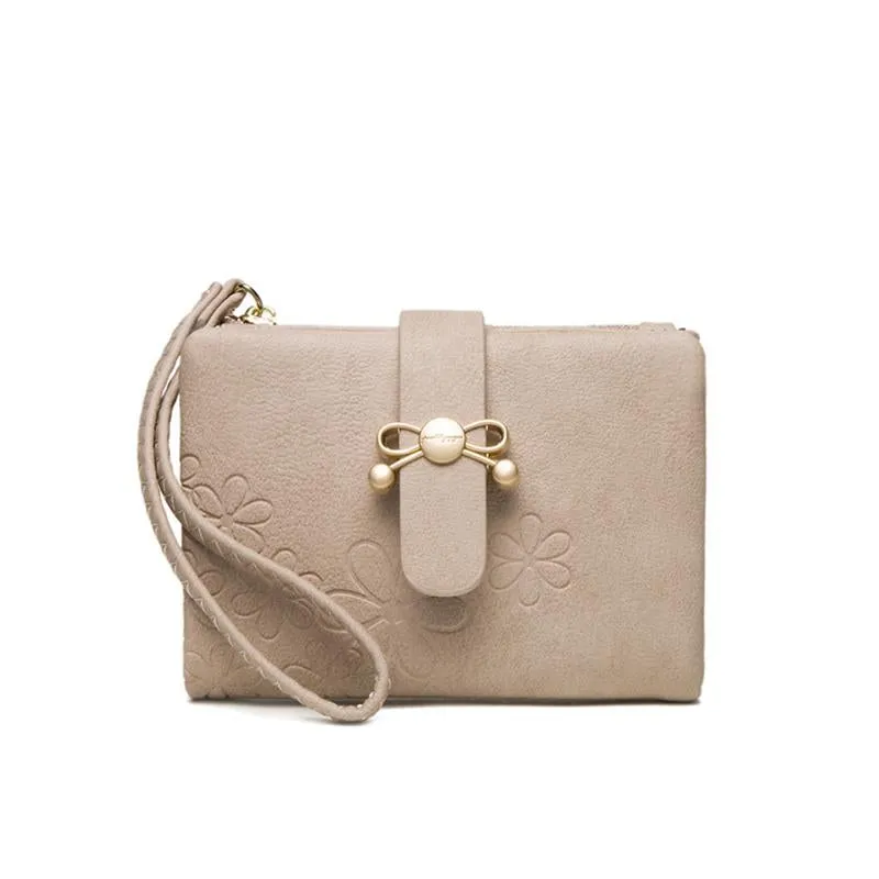 Floral Obscured Wrist Wallet
