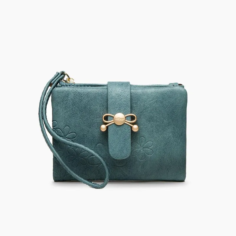 Floral Obscured Wrist Wallet