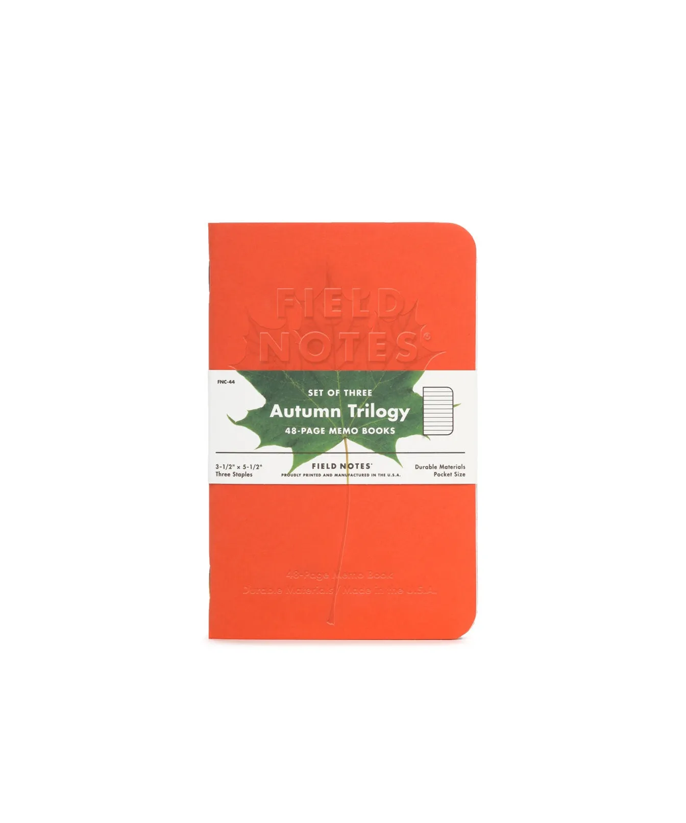 FNC-44 Field Notes Autumn Trilogy 3-Pack