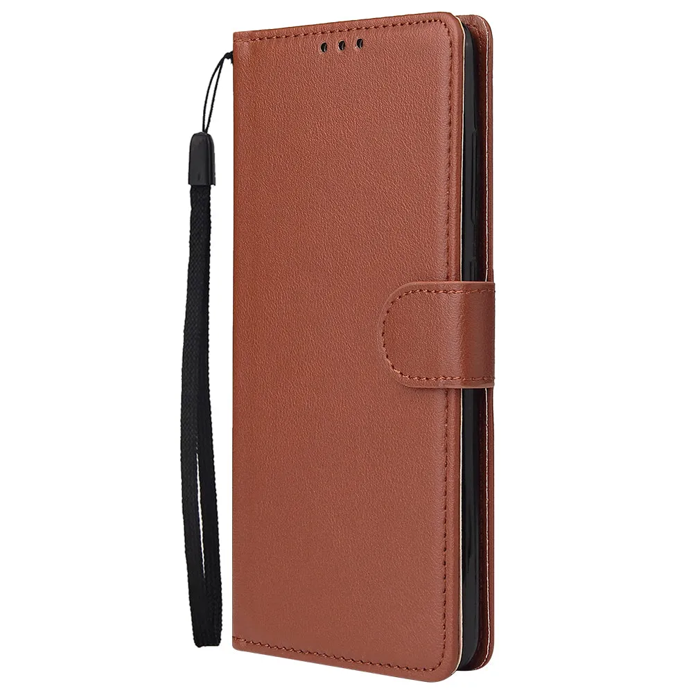 For Samsung A51 Phone Case PU Leather Shell All-round Protection Precise Cutout Wallet Design Cellphone Cover  Gold
